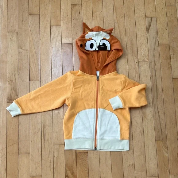 NWOT Bluey Bingo character french terry hoodie by Hanna Anderson - Picture 4 of 4